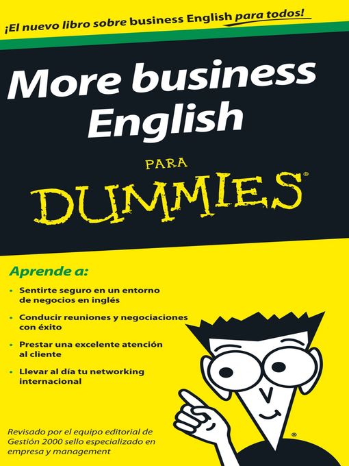 Title details for More business English para Dummies by AA. VV. - Available